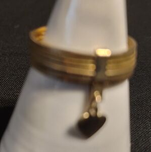 Gold Plated Ring with Heart